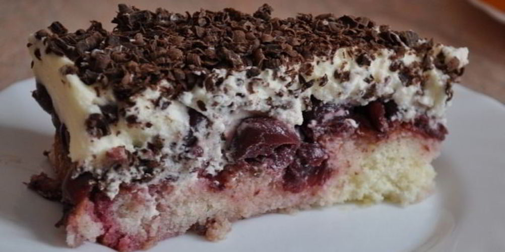 Рецепт вишневого пирога с маскарпоне