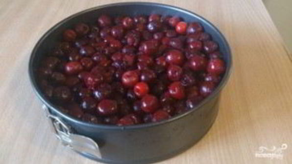 вишневый пирог с маскарпоне