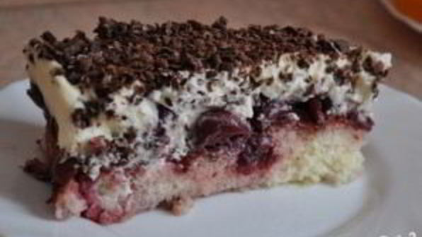 вишневый пирог с маскарпоне