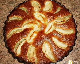 Яблочный пирог на йогурте