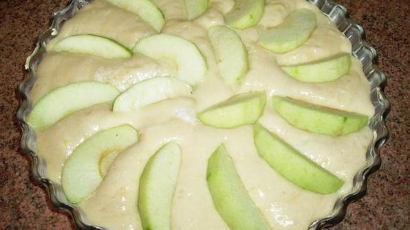 яблочный пирог на йогурте