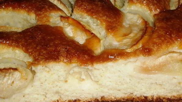 яблочный пирог на йогурте
