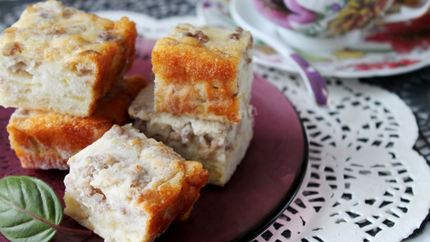 Заливной пирог с капустой и фаршем