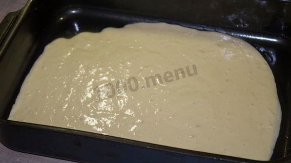 заливной пирог с курицей и картошкой