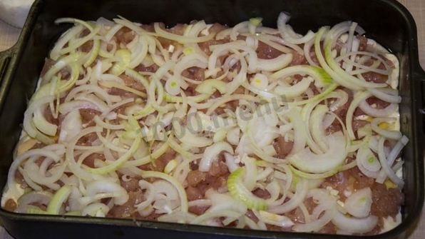 заливной пирог с курицей и картошкой