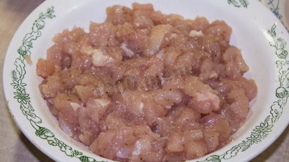 заливной пирог с курицей и картошкой