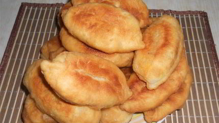 Капустные пирожки жареные