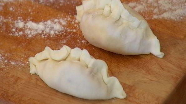 хрустящие пирожки с мясом