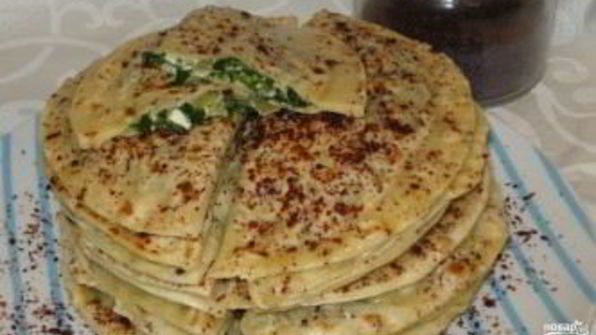 кутабы с зеленью армянские