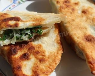 Кутабы с зеленью