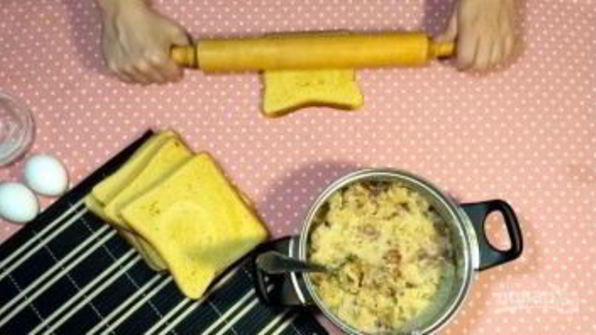 лентяйские пирожки из хлеба