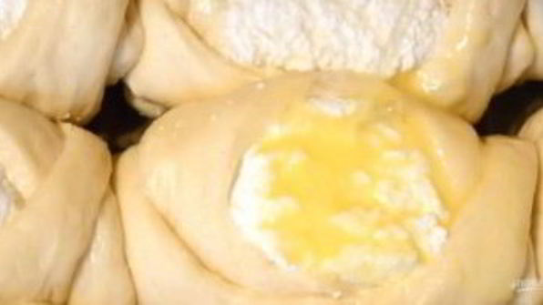 открытые пирожки с творогом