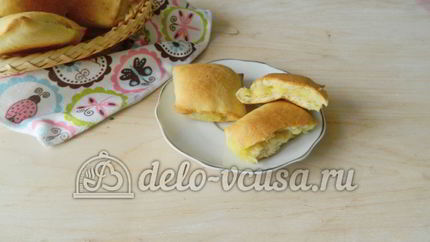 Печеные пирожки с картошкой