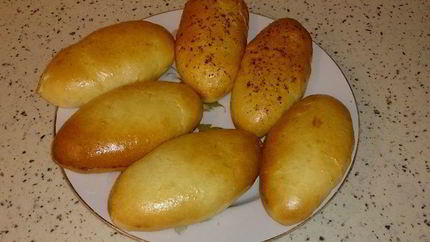 Пирожки дрожжевые на кефире