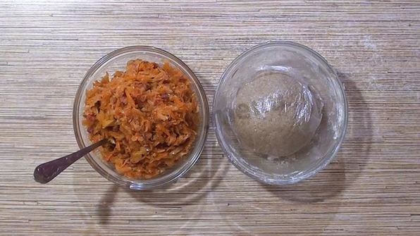 пирожки из ржаной муки с капустой в духовке