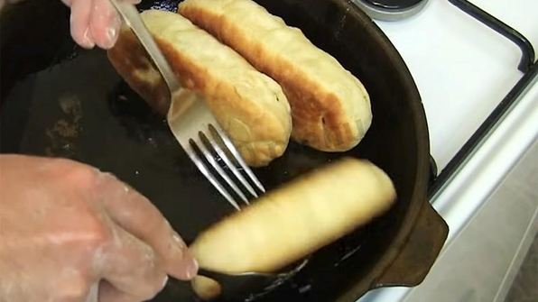 пирожки из теста без дрожжей на сковороде