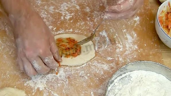 пирожки из теста без дрожжей на сковороде