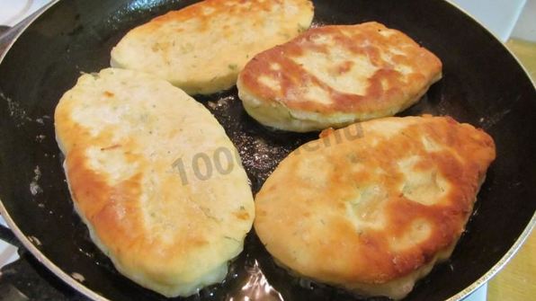 пирожки на сыворотке без дрожжей жареные с сыром