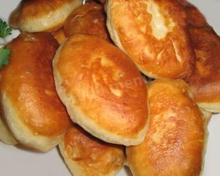 Пирожки на воде без дрожжей