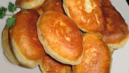 Пирожки на воде без дрожжей