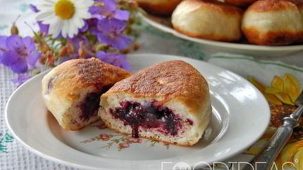 Пирожки с черникой