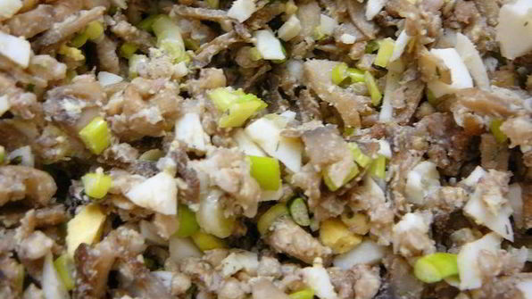 пирожки с грибами и зеленой гречкой