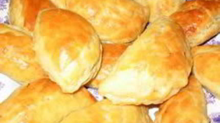 Пирожки с грибами из творожного теста