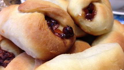 Пирожки с клюквой