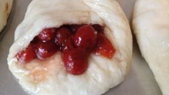 пирожки с клюквой