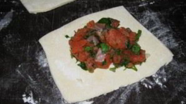 пирожки с красной рыбой