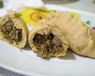 Пирожки с куриной печенью