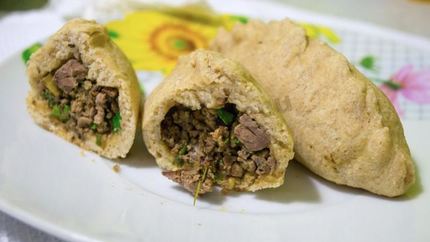 Пирожки с куриной печенью
