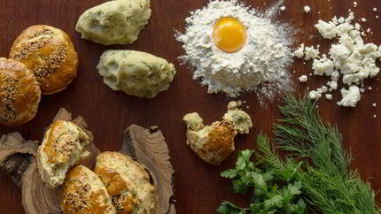 Пирожки с квашеной капустой