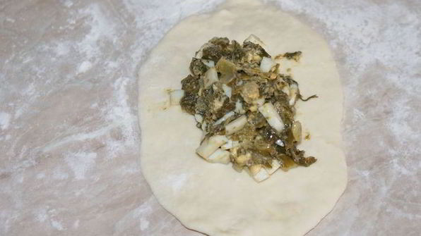 пирожки с огородной зеленью