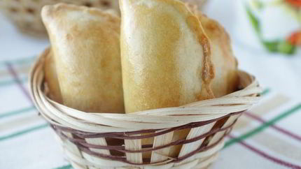 Пирожки с печенью и грибами