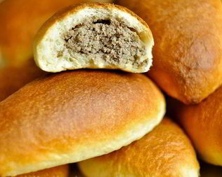 Пирожки с печенью в духовке