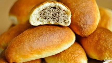 Пирожки с печенью в духовке