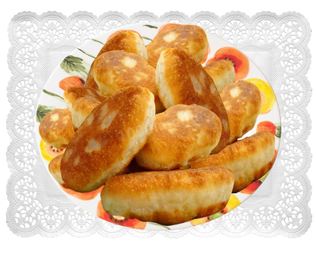 Пирожки с повидлом на сдобном тесте