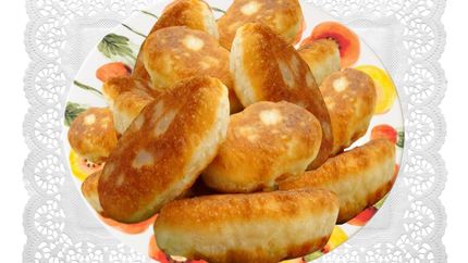 Пирожки с повидлом на сдобном тесте