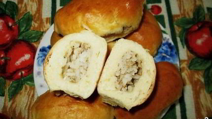 Пирожки с сайрой