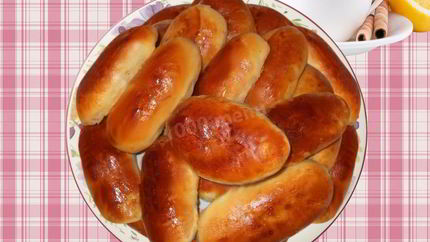 Пирожки с вареньем из заварного теста