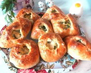 Пирожки Три сыра