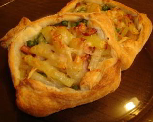 Пирожки зимний вечер