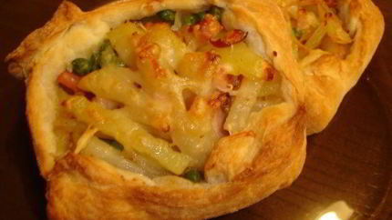 Пирожки зимний вечер