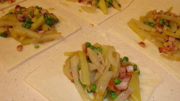 пирожки зимний вечер