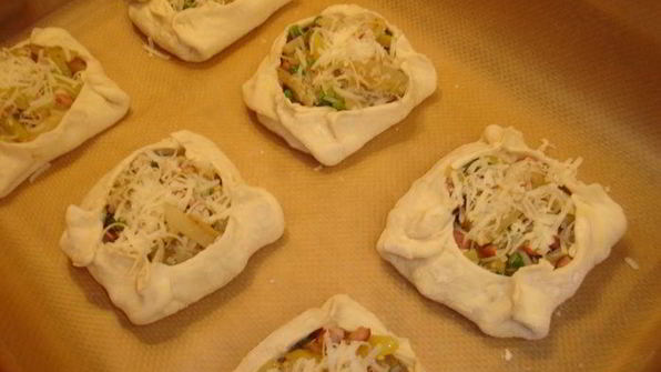 пирожки зимний вечер