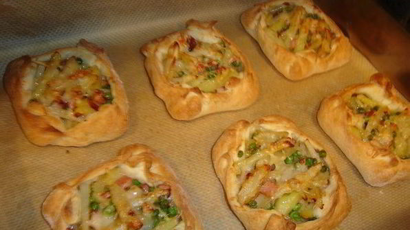 пирожки зимний вечер