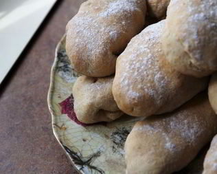 Постные пирожки с яблоками