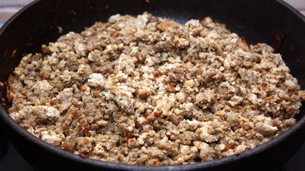 слоеные пирожки с мясом