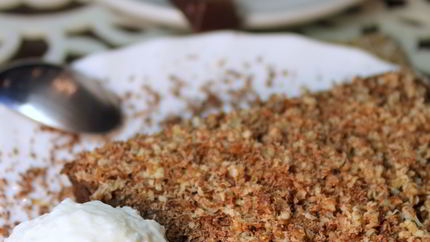 Брауни из черной фасоли